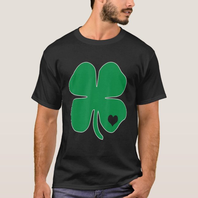 St Patricks Day Shirt Women Teen Girls Irish Shamr (Front)