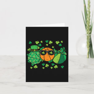 St Patricks Day Sketll Saint Pattys Irish Men Wome Card