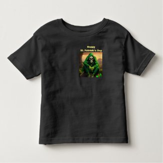 St. Patrick's Day Skull: Luck, Life, and Celebrate Toddler T-shirt