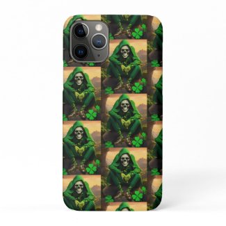 St. Patrick's Day Skull: Lucky Charm iPhone & iPad iPhone 11 Pro Case