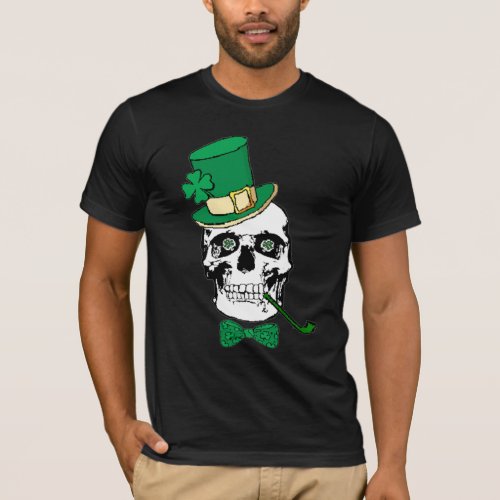 St Patricks Day Skull Shirt