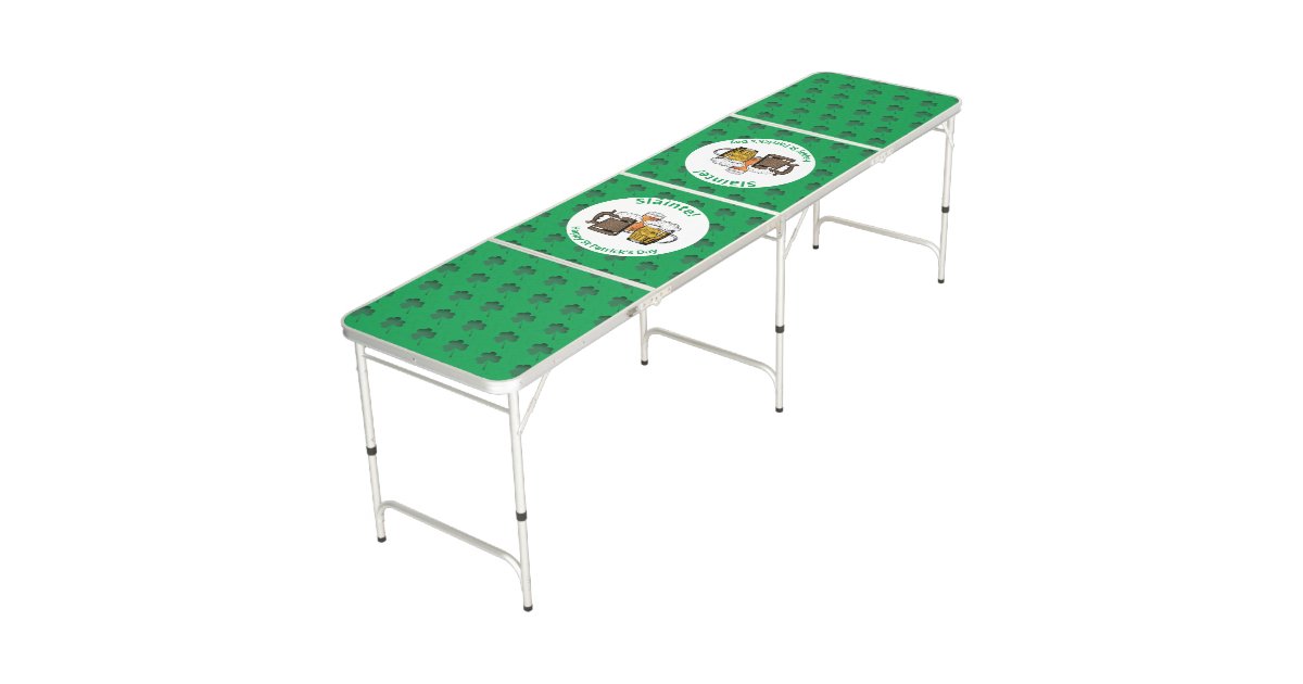 Shamrock Beer Pong Table - Pong University