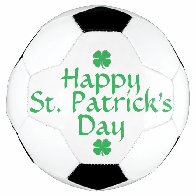 St. Patrick's Day soccer ball by dalDesignNZ (Front)