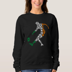 St Patricks Day Soccer Player Football Irish C Sweatshirt