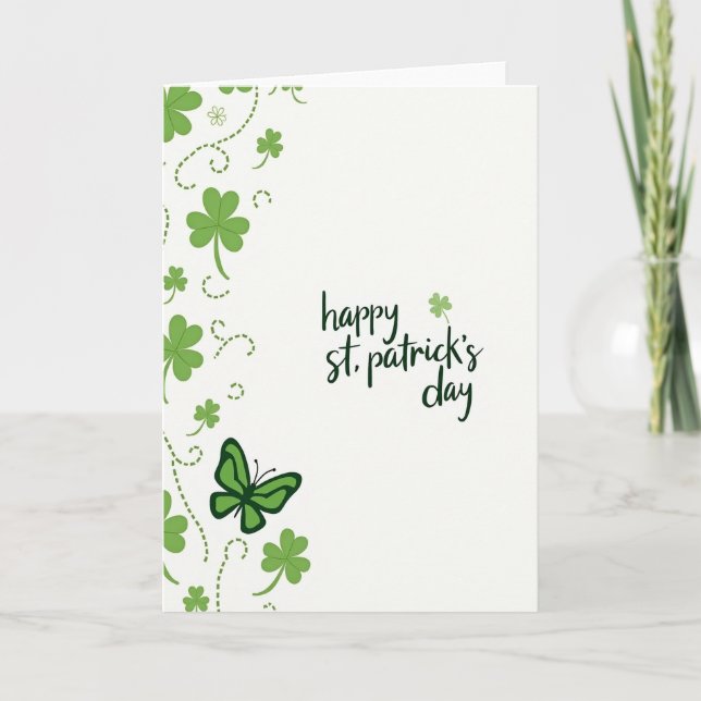 St Patricks Day Soulmate Card (Front)