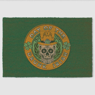 St Patrick's Day Spring Green Welcome Coir Mat