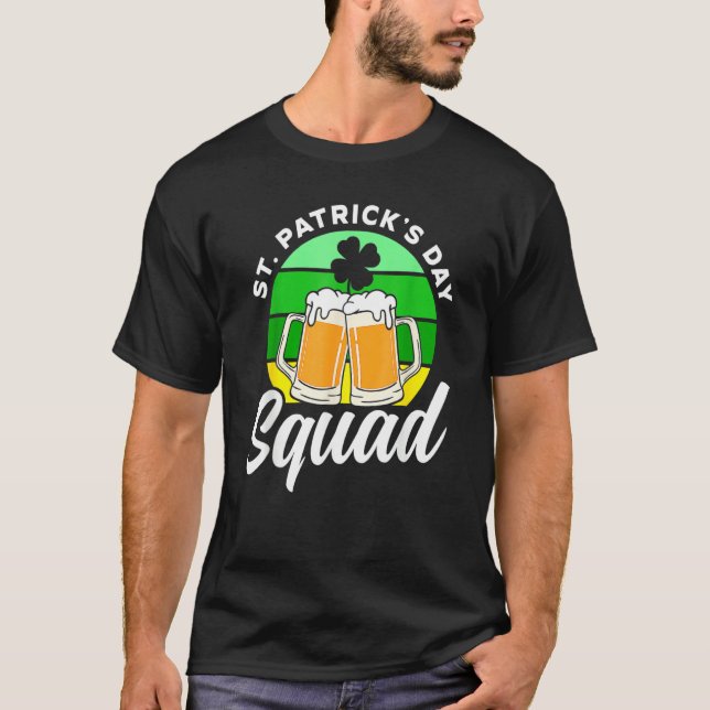 St Patrick's Day Squad Team Ireland St Patricks Da T-Shirt (Front)