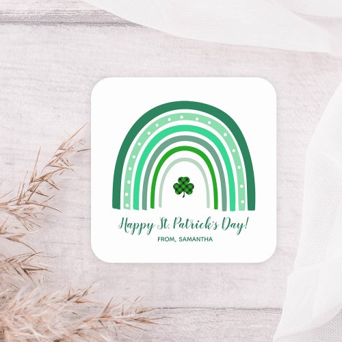 St Patricks Day Square Sticker