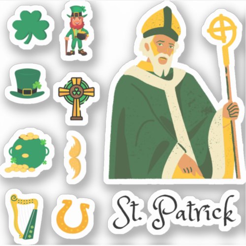 St Patricks Day Sticker Set