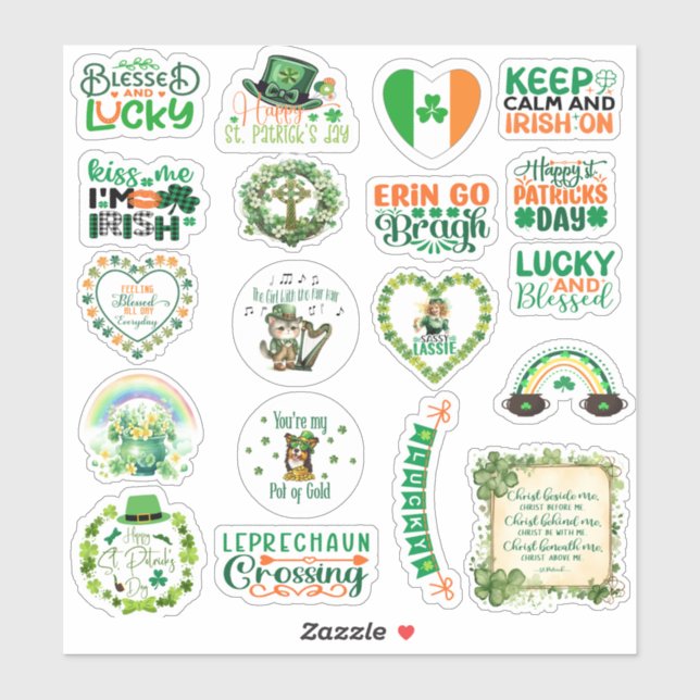 St. Patrick's Day Stickers (Sheet)