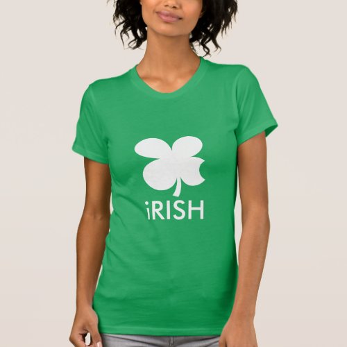 St Patricks Day T shirt  funny Apple parody logo