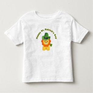 St Patrick's Day T shirt Funny Kid Shirt Lion