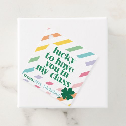 St Patricks Day Tag For Kids Teachers