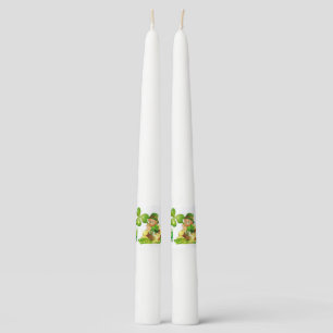 St. Patrick's Day Taper Candle