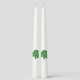 St. Patrick's Day Taper Candle