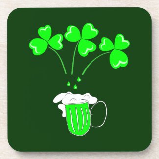 St. Patrick's Day The secret of brewing Cork Coast Beverage Coaster