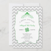 St Patrick's Day theme Bridal Shower Irish Invites (Front)