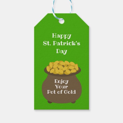 St Patricks Day Themed Favor Tags