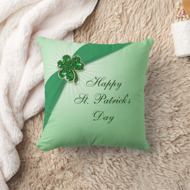 St. Patrick's Day Throw Pillow (Blanket)