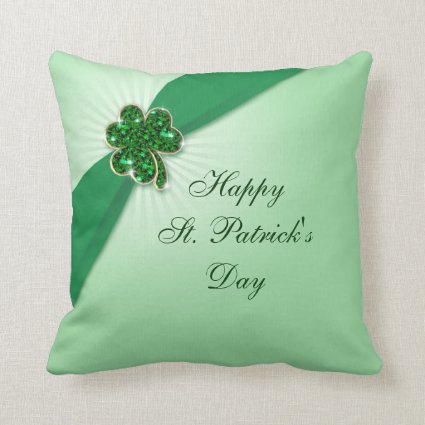 St. Patrick's Day Throw Pillow
