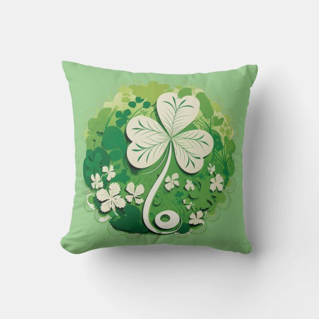 St Patricks Day  Throw Pillow (Front)
