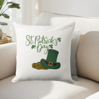 St. Patrick's Day Throw Pillow