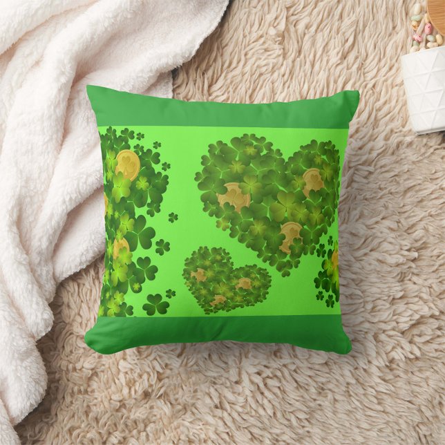 St. Patrick's Day Throw Pillow (Happy St. Patrick's Day Throw Pillow!)