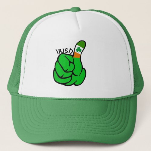 St Patricks Day Thumbs up Green Irish Hat