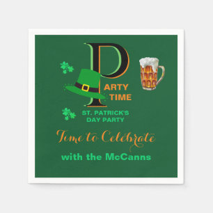 St. Patrick's Day Time to Celebrate    Napkins