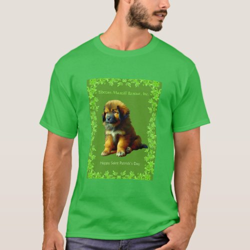 St Patricks Day TM Puppy T_shirt