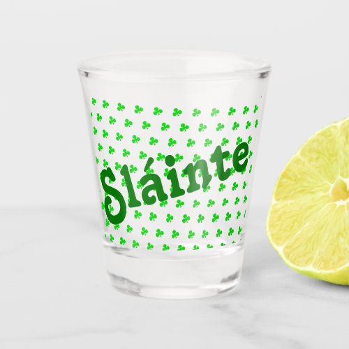 StPatricks day toast CheerSlinte Shot Glass