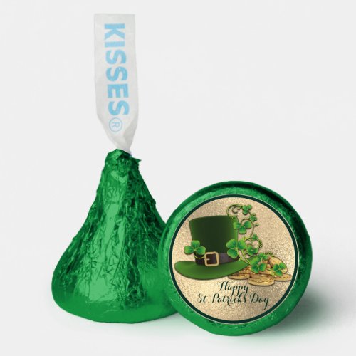 St Patricks Day Top Hat Gold Hersheys Kisses