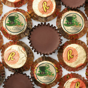 St. Patrick's Day Top Hat Gold  Reese's Peanut Butter Cups