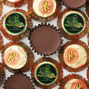 St. Patrick's Day Top Hat Green  Reese's Peanut Butter Cups