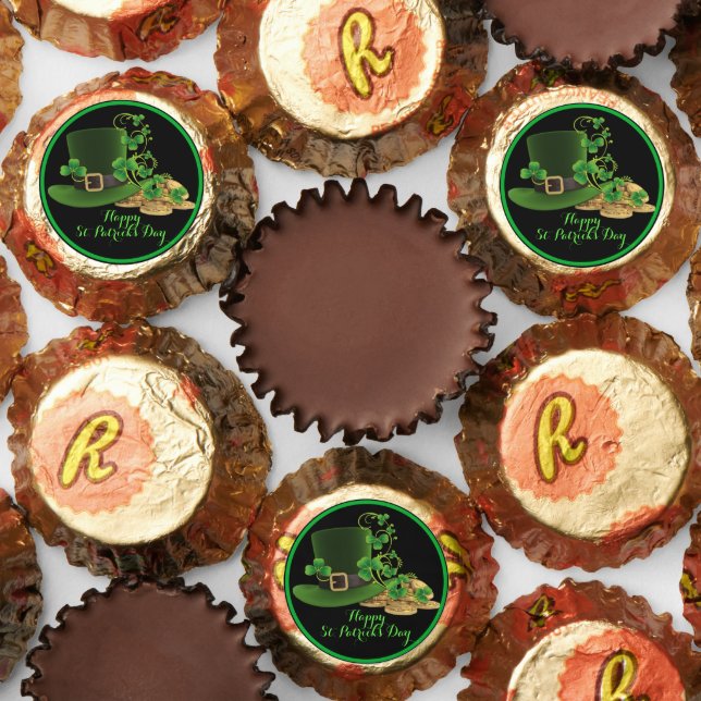 St. Patrick's Day Top Hat Green  Reese's Peanut Butter Cups (Assorted)