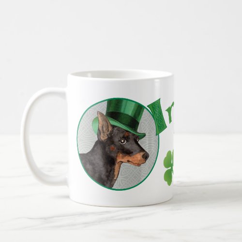 St Patricks Day Toy Manchester Terrier Coffee Mug