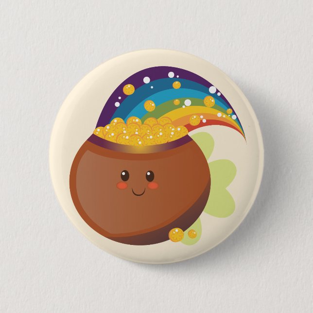 St. Patrick's Day Treasure Button (Front)