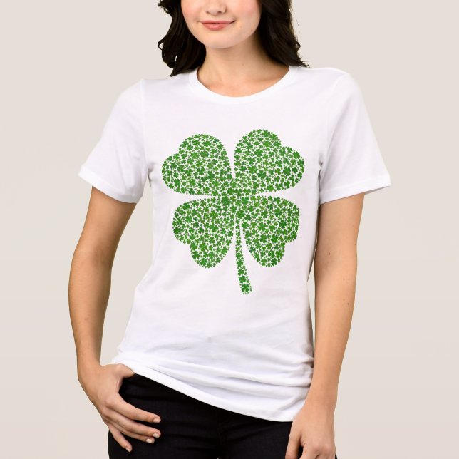 St Patrick's Day Tri-Blend Shirt (Front)