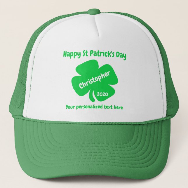 St Patrick's Day Trucker Hat (Front)