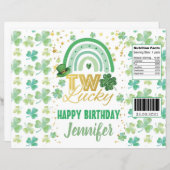 St Patrick's Day Two Lucky Chip Bag Wrapper (Front/Back)