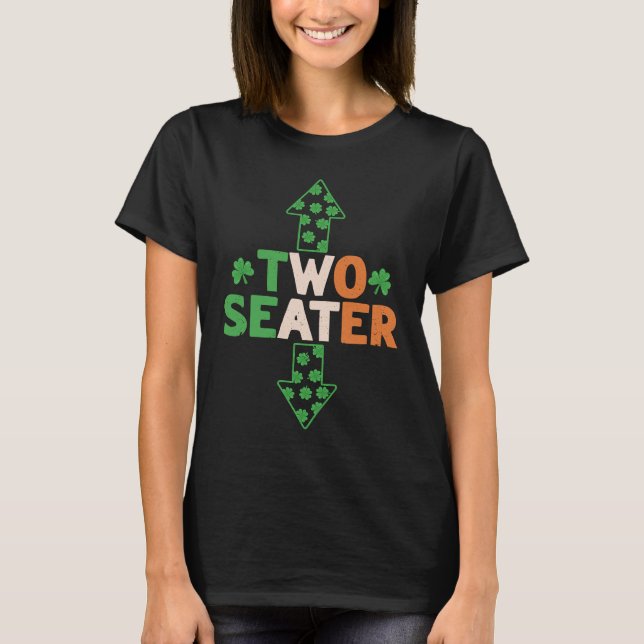 St Patricks Day Two Seater  Adult St Patricks Day  T-Shirt (Front)
