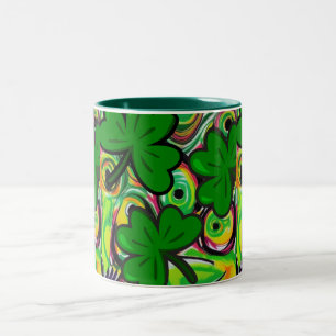 St. Patrick's Day Two-Tone Coffee Mug