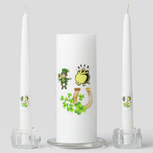 St. Patrick's Day Unity Candle Set