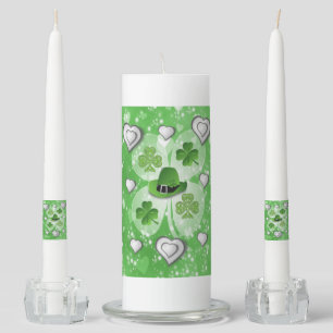 St. Patrick's Day Unity Candle Set