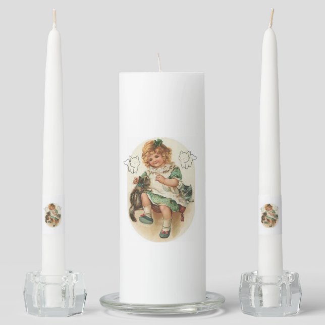 St. Patrick's Day Unity Candle Set (Front)