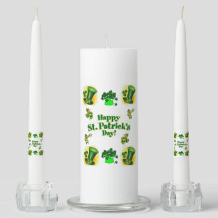 St. Patrick's Day Unity Candle Set