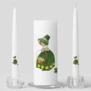 St. Patrick's Day Unity Candle Set