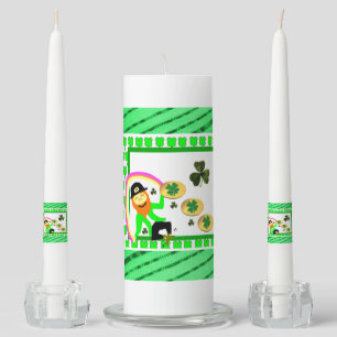 St. Patrick's Day Unity Candle Set