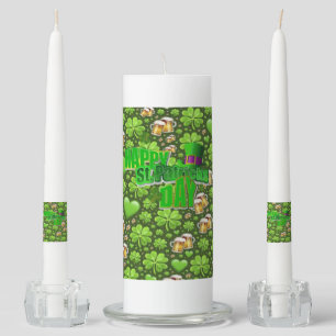 St. Patrick's Day Unity Candle Set