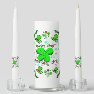 St. Patrick's Day Unity Candle Set
